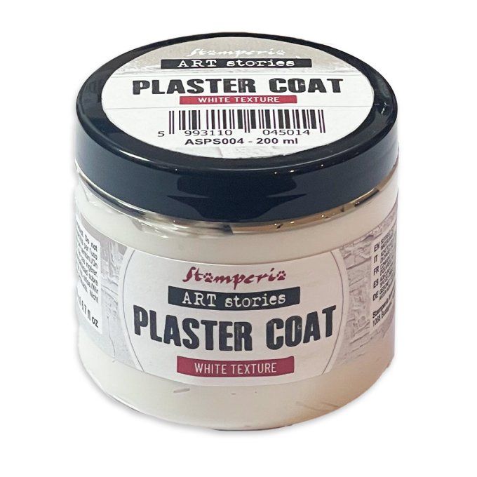 Stamperia, Art stories - Plaster coat, blanc - 200ml