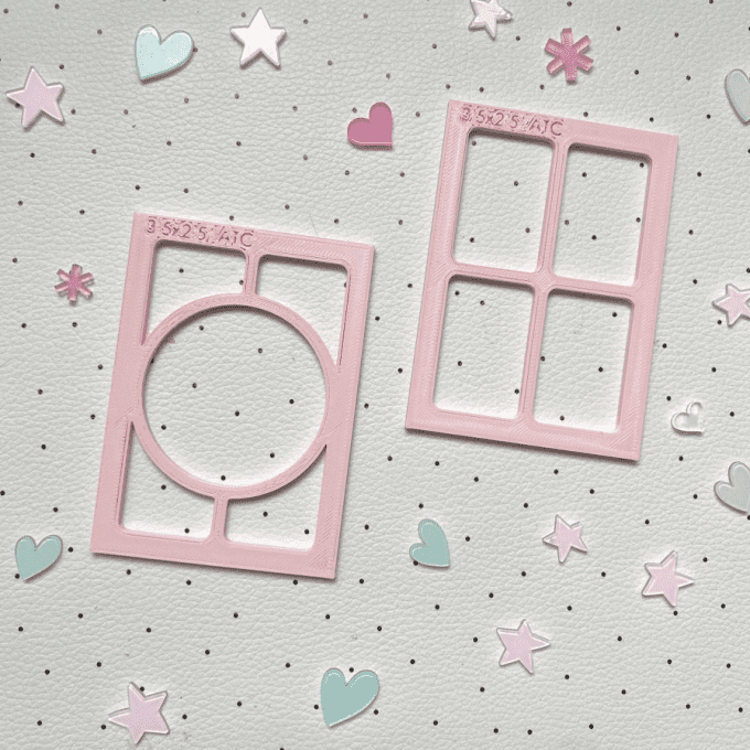 Accessoires : 2 guides ATC, couleur rose bébé