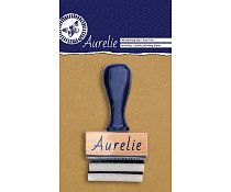 Tampon, applicateur d'encre rectangle, vendu avec 2 mousses, Aurelie