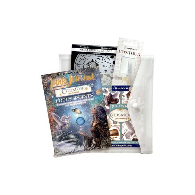 Stamperia, Junk Journal, kit créatif SMALL, Collection Cosmos
