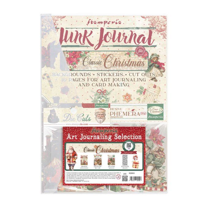 Stamperia, Junk Journal Collection Classic christmas