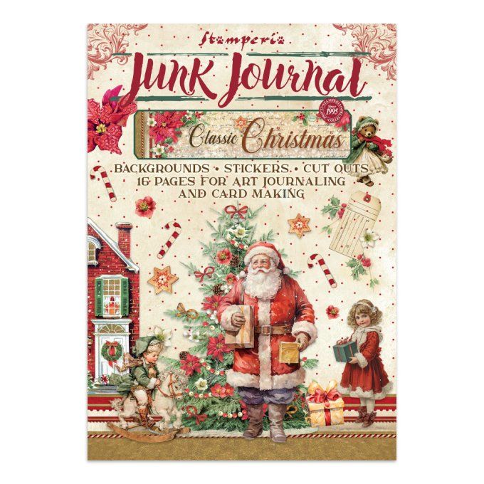Stamperia, Junk Journal Collection Classic christmas