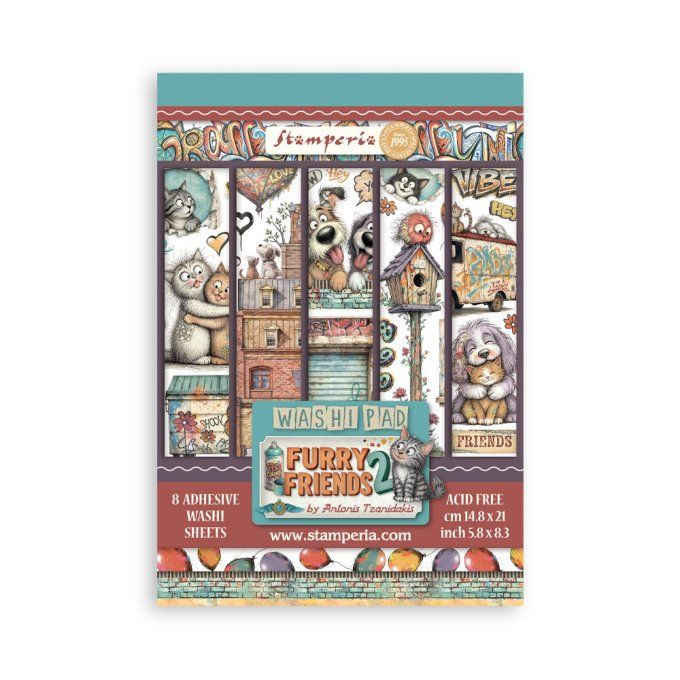 Stamperia, Junk Journal, kit créatif, Collection Furry Friends 2