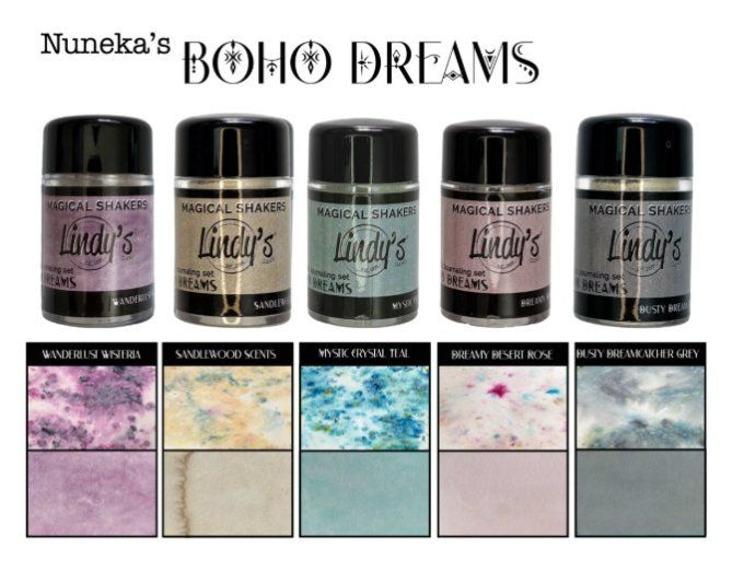 Lot de 5 Pigments Magical shaker, Lindy's, Boho dreams
