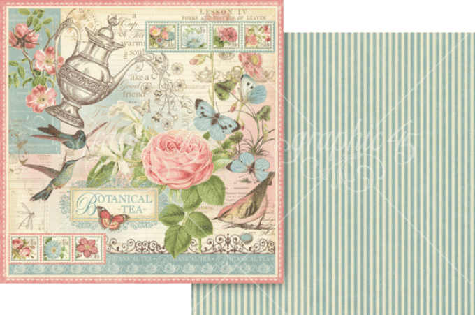 Graphic 45, Keepsake Edition, collection : Botanical Tea