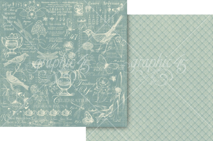 Graphic 45, Keepsake Edition, collection : Botanical Tea