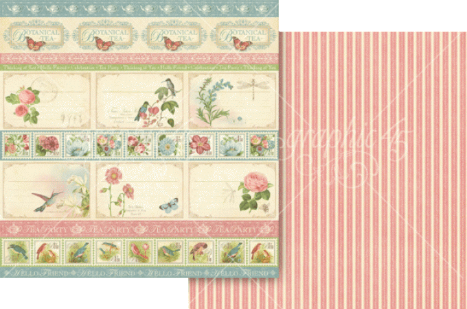 Graphic 45, Keepsake Edition, collection : Botanical Tea