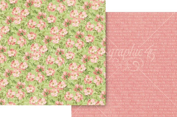 Graphic 45, Keepsake Edition, collection : Botanical Tea