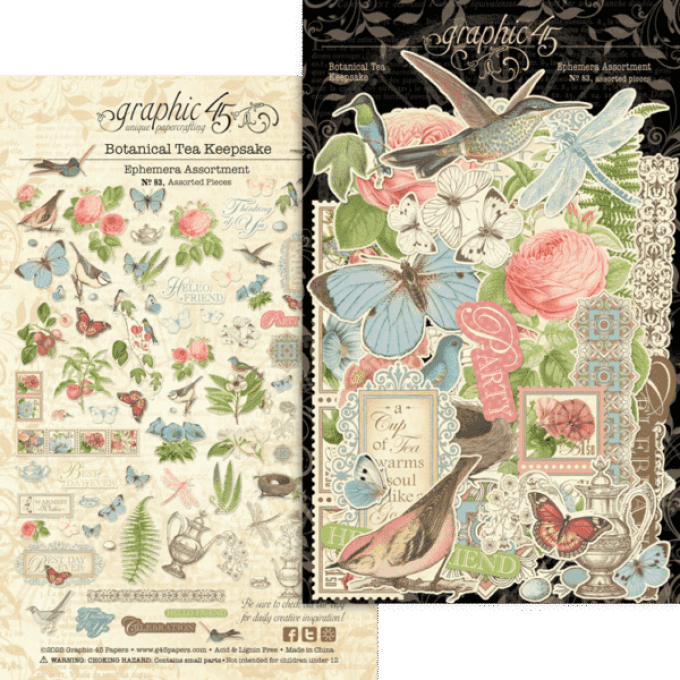 Graphic 45, Keepsake Edition, collection : Botanical Tea