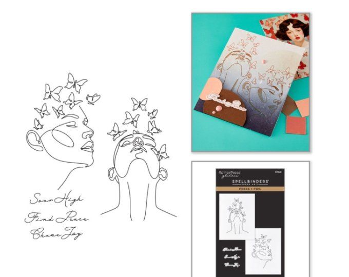 Spellbinders, Whisper Weave - BetterPress glimmer 