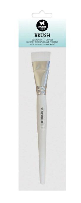 Studio Light - Grand pinceau, pour le découpage, l'encre et peinture