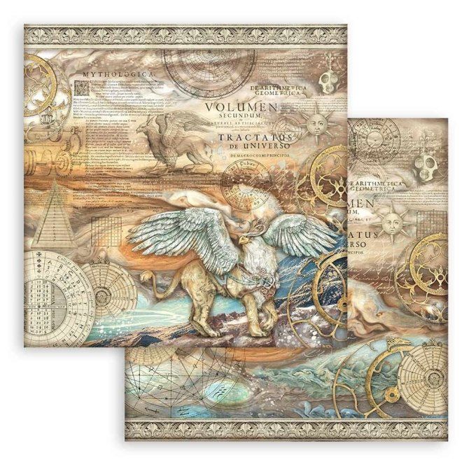 Sir vagabond in fantasy world, 20x20cm - 10 feuilles motif recto verso - Stamperia