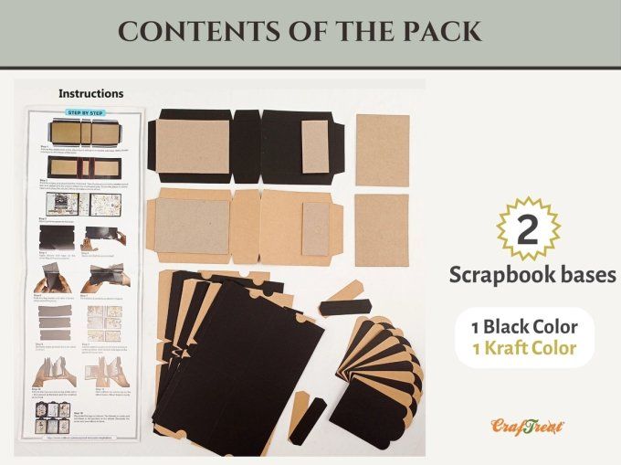 Kit créatif - 2 kits - Pocket tag, dimension projet terminé 13.3x8.25cm environ 