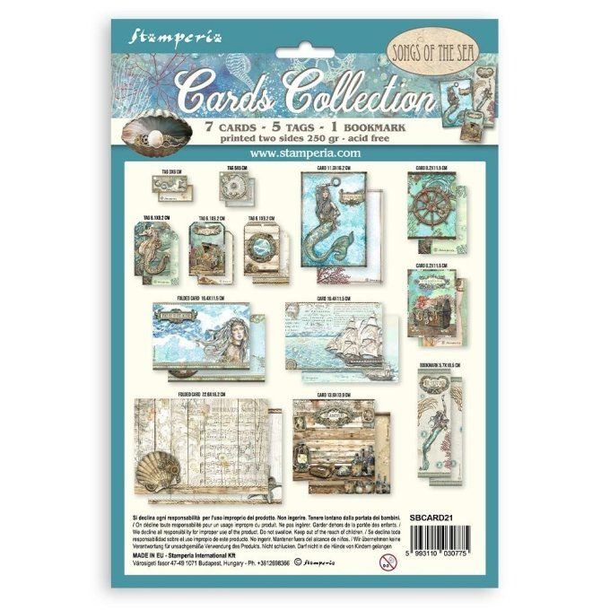 Collection Songs of the sea, cartes - 250g