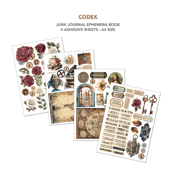 Codex, format A4 - 32 feuilles de papier recto verso 