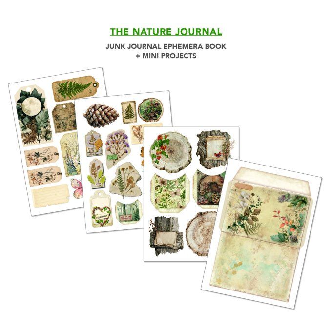 Ciao bella - Ephemera book, The nature journal - format A4 - 32 feuilles