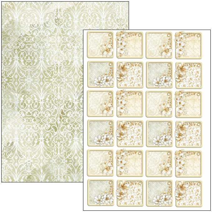 Ciao Bella, collection Blessing day, Format A4 - 9 feuilles - 190gsm