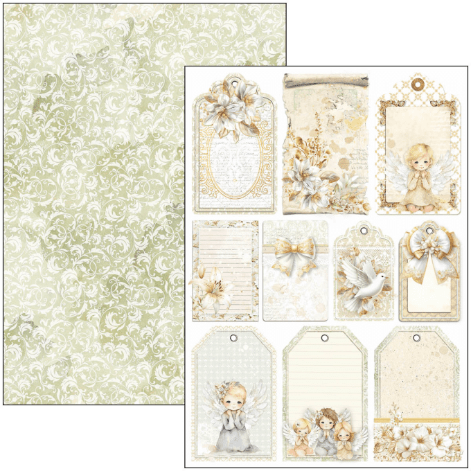 Ciao Bella, collection Blessing day, Format A4 - 9 feuilles - 190gsm