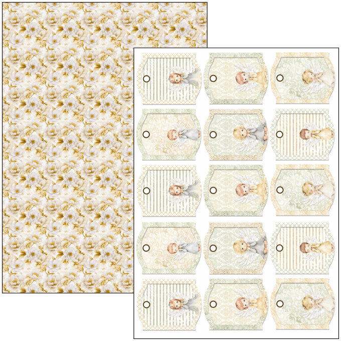 Ciao Bella, collection Blessing day, Format A4 - 9 feuilles - 190gsm