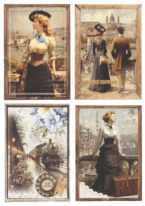 Ciao Bella, collection Eastern journey - Format A4 - 9 feuilles - 190gsm 