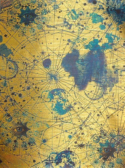 Deluxe paper Ciao Bella, Celestial,  Format A4 - 5 feuilles - 120gsm