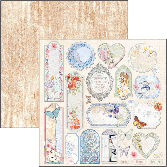 Ciao Bella, collection Enchanted Land, 20x20cm - 12 feuilles - 190gsm