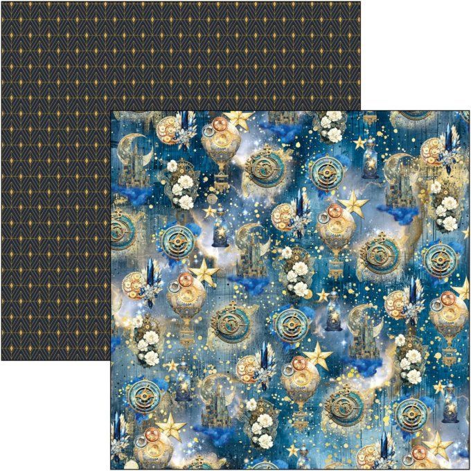 Ciao Bella, collection Celestial - 20x20cm - 12 feuilles - 190gsm