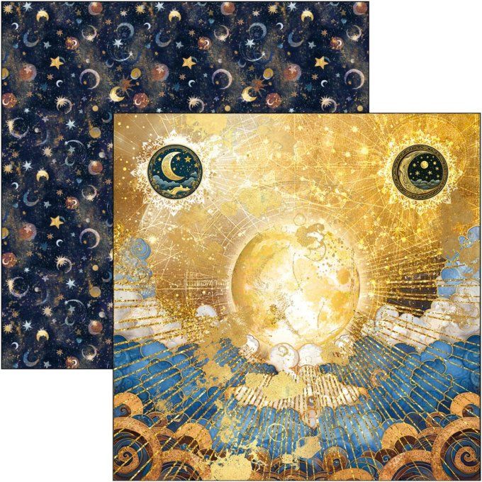 Ciao Bella, collection Celestial - 20x20cm - 12 feuilles - 190gsm