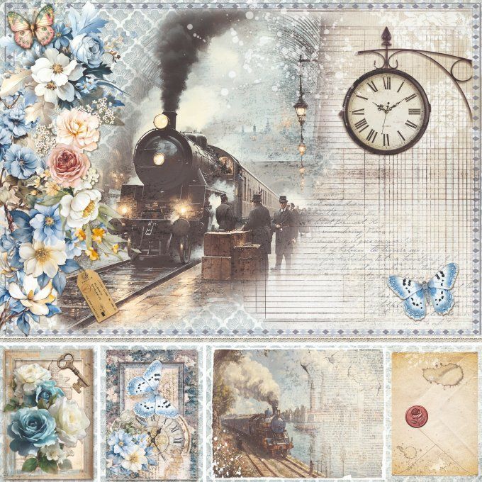 Ciao Bella, collection Eastern Journey - 20x20cm - 12 feuilles - 190gsm 