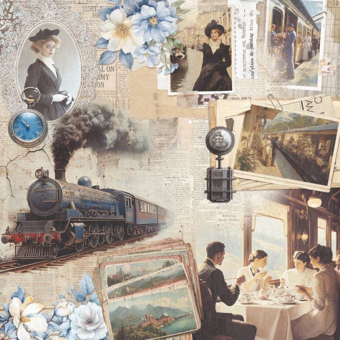 Ciao Bella, collection Eastern Journey - 20x20cm - 12 feuilles - 190gsm 