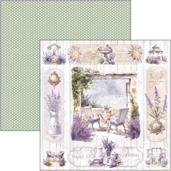 Ciao Bella, collection Morning in Provence, 20x20cm - 12 feuilles - 190gsm