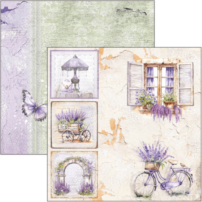 Ciao Bella, collection Morning in Provence, 20x20cm - 12 feuilles - 190gsm