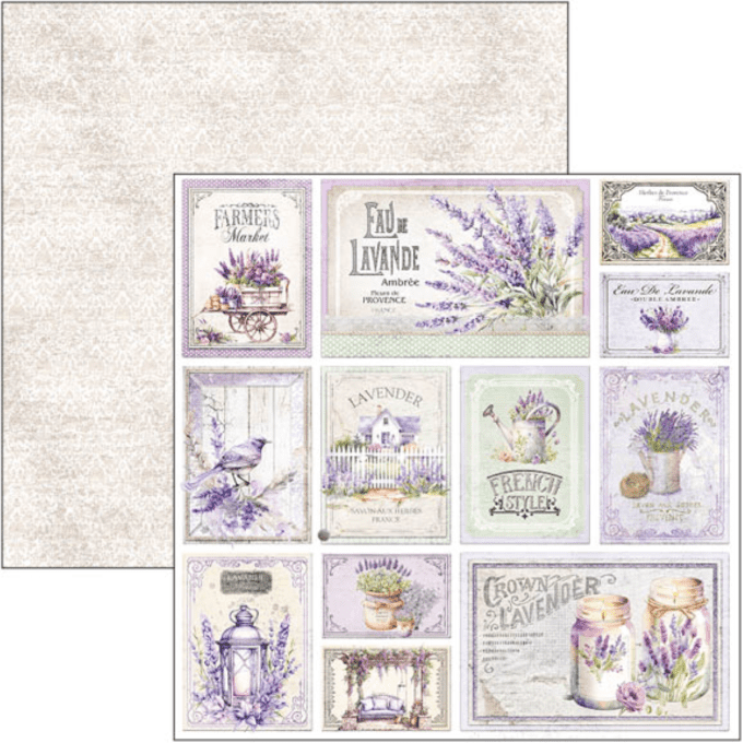 Ciao Bella, collection Morning in Provence, 20x20cm - 12 feuilles - 190gsm