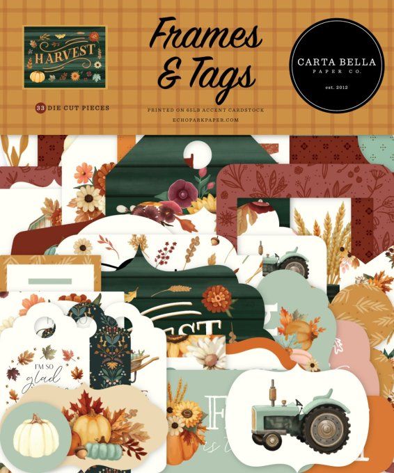 33 Die-Cuts, CartaBella, Harvest