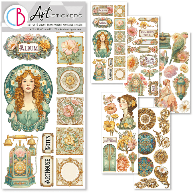 Ciao Bella, Stickers, Artemis, 5 feuilles