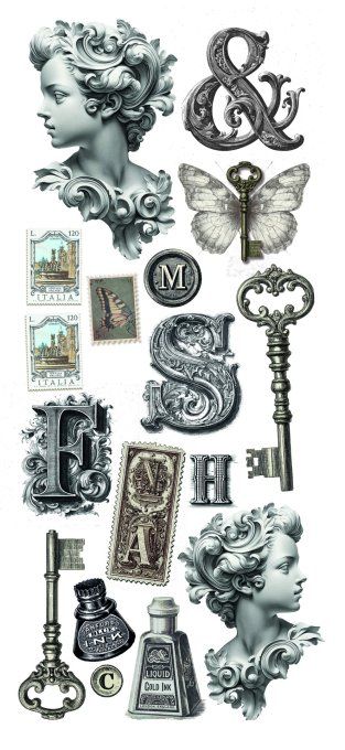 Ciao Bella, Stickers, Typographic, 5 feuilles