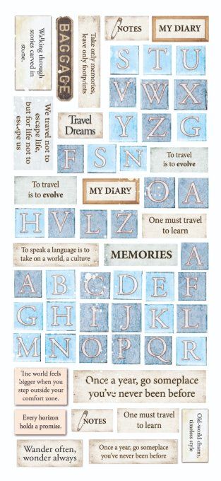 Ciao Bella, Stickers, Eastern journey, 5 feuilles