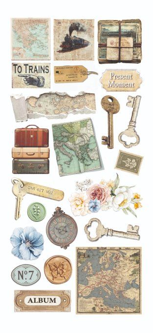 Ciao Bella, Stickers, Eastern journey, 5 feuilles