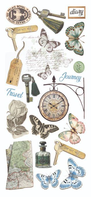 Ciao Bella, Stickers, Eastern journey, 5 feuilles