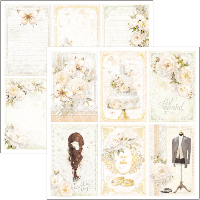 Ciao Bella, collection Always & forever -  30x30cm - 12 feuilles - 190gsm