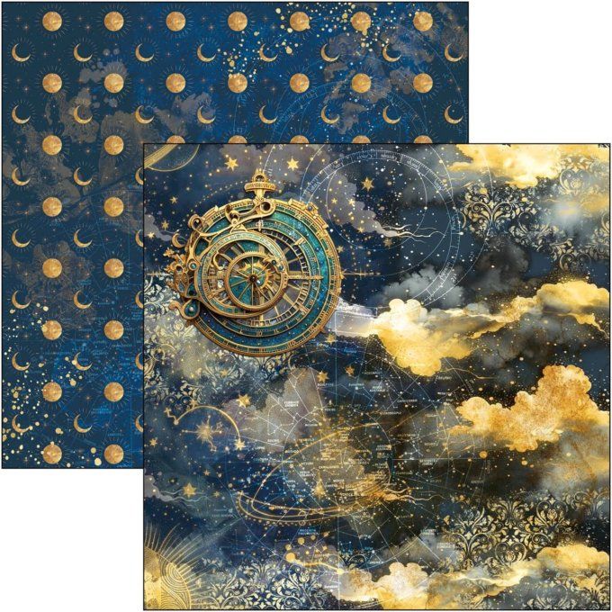 Ciao Bella, collection Celestial - 30x30cm - 12 feuilles - 190gsm