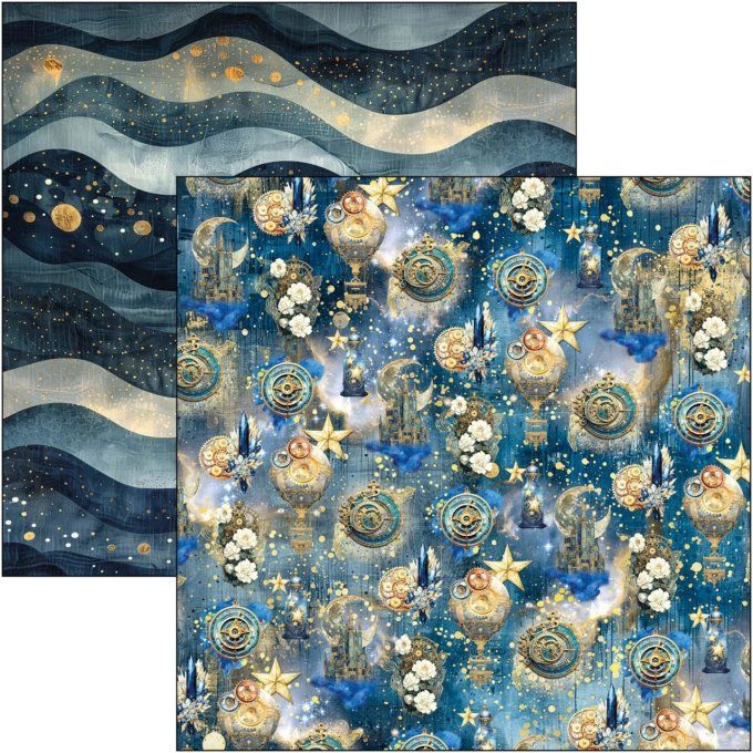 Ciao Bella, collection Celestial - 30x30cm - 12 feuilles - 190gsm