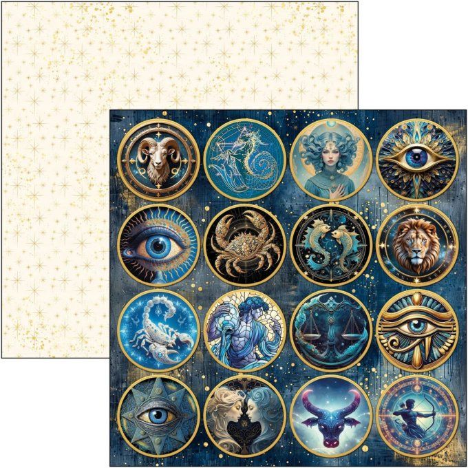 Ciao Bella, collection Celestial - 30x30cm - 12 feuilles - 190gsm