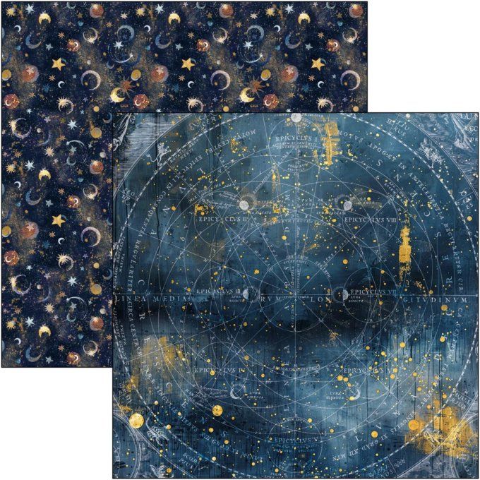 Ciao Bella, collection Celestial - 30x30cm - 12 feuilles - 190gsm