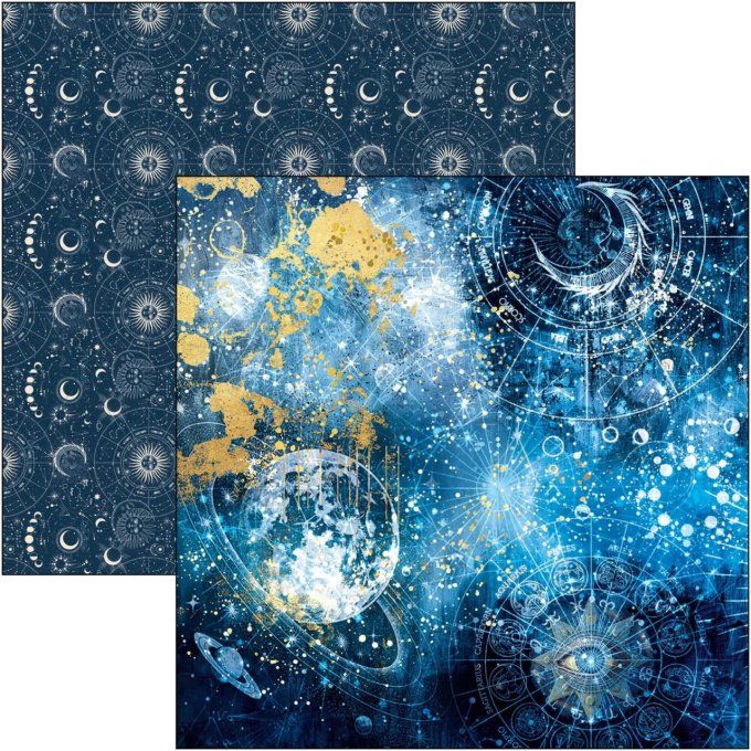 Ciao Bella, collection Celestial - 30x30cm - 12 feuilles - 190gsm