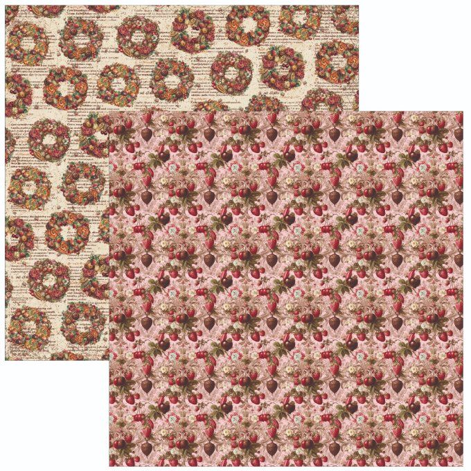 Ciao Bella, collection The chocolate factory - 30x30cm - 12 feuilles - 190gsm