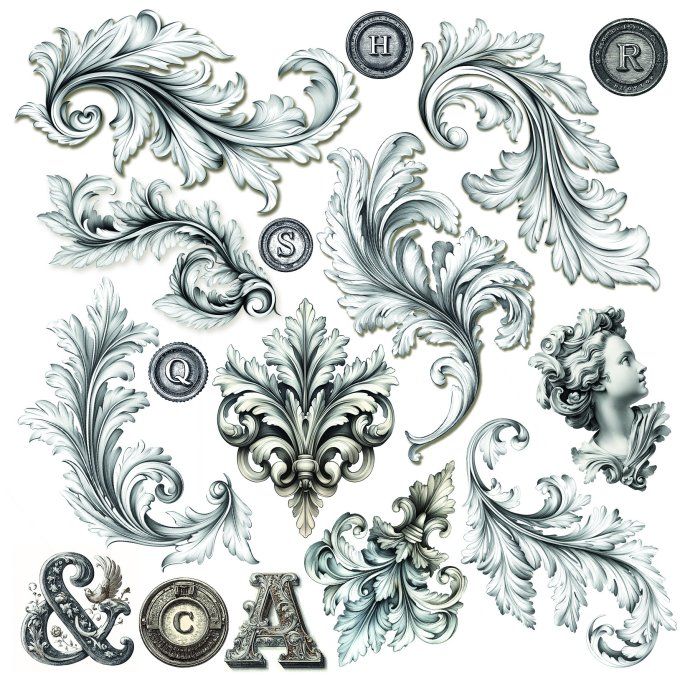 Ciao Bella, collection Typographic - 15x15cm - 24 feuilles - 190gsm 