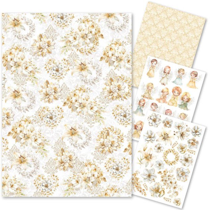 Ciao Bella, 4 Feuille de riz, Format A4 - Blessing day