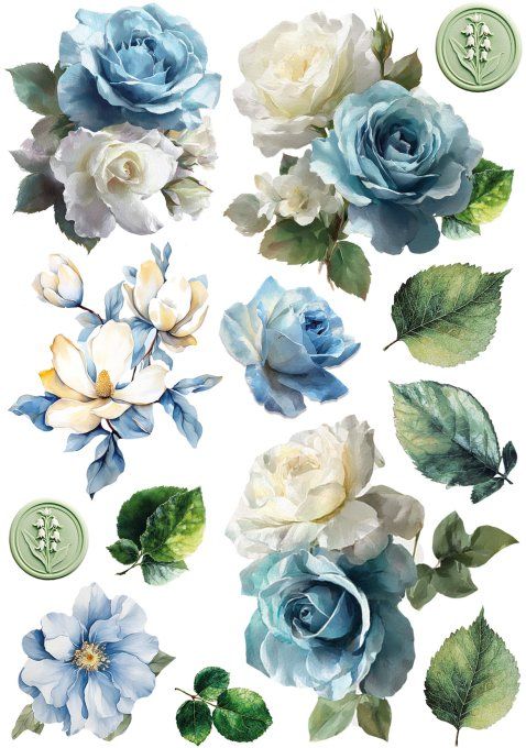 Ciao Bella, 8 Feuille de riz, Format A5 - Eastern journey