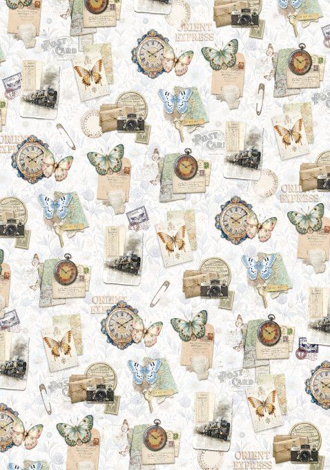 Ciao Bella, 8 Feuille de riz, Format A5 - Eastern journey